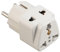 Mikikit Adattatore Da Viaggio Europeo 10 16A 250V Presa Universale Per e Europa Plug Adapter Per Uso Internazionale Compatibile Con Prese Schuko e Bivalenti