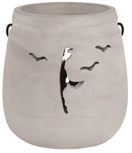 Beton Windlichter 12 cm/h grau (Sylt)