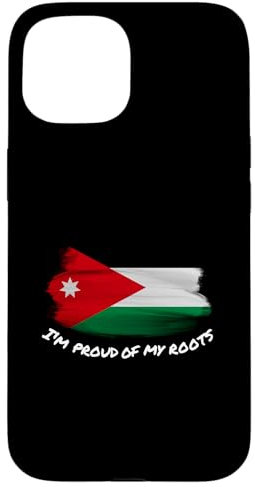I'm Proud of My Roots – Vintage Jordan-Flagge, patriotisch Hülle für iPhone 15