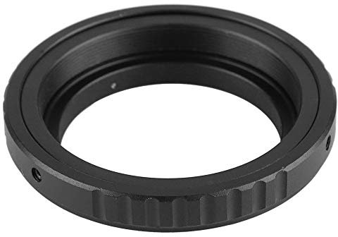 Rankomu M48*0.75 Mount Adapter Ring, Teleskop Okular Objektiv für Nikon AI Kamera, M48 Adapter für Teleskop, Okular und DSLR, Präzisions-Passform, Schwarz