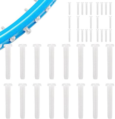 Badminton-Pins | Hundert Grommets Ösen für Badmintonschläger, transparenter Nylonschlauch zur Reparatur