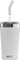 SIGG - Isolierbecher - Travel Mug Helia Peaceful White - Mit wiederverwendbarem Glastrinkhalm & Reinigungsbürste - Auslaufsicher - BPA-frei - 18/8-Edelstahl - White - 0,45L