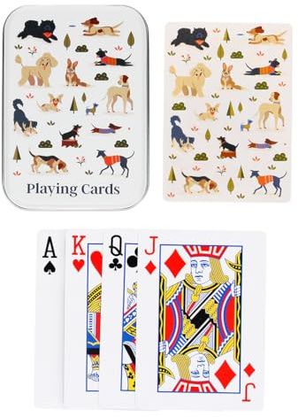 dotcomgiftshop Playing cards in a tin - Dog Park