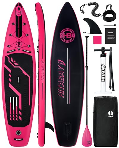Tavola SUP Gonfiabile Stand Up Paddle Board 335cm, Tavola da Paddle Surf Unisex Adulti, Carico Massimo 150kg con Kit Accessori Completi per Mare Lago Fiume Principianti