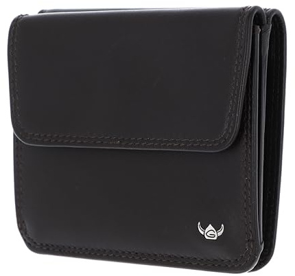 Golden Head Leder Geldbörse Polo RFID Protect Überschlagbörse 1174 Dunkelbraun
