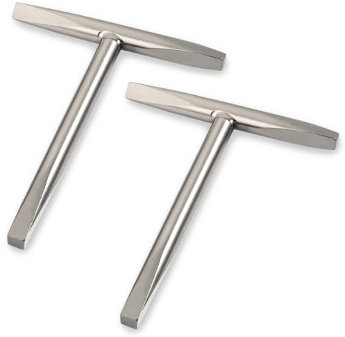 Mellbree T Bar Universal Square Key 2PCS Loft Hatch Key Access Panel Door | 3 Square Heads |T-bar Grip | Budget Lock| Solid Metal | Compact Easy Carry | Home & professional Use