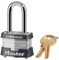 Master Lock 3KALF 0344#3 Cadenas laminé à anse longue, 3,8 cm