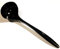 Gourmac Black Melamine Mini Soup Ladle 7.5 (3565BK)