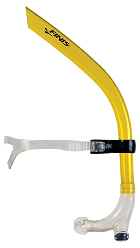 Finis Unisex zwemsnorkel Schwimm schwimmerschnorchel, gelb, Einheitsgröße EU