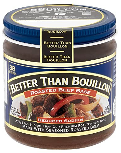 All Natural Reduce Sodium Beef Base 8oz by Better Than Bouillon