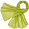 Miobo Loop Schal Crinkle Schal Halstuch Unifarbe 70 x 180cm Frühling Sommer Herbst Offen Grasgruen