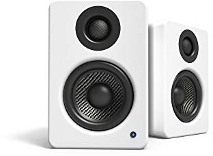 Kanto YU2 Altoparlanti da scrivania alimentati | Driver compositi da 7,6 cm | Tweeter a cupola in seta 1,9 cm | Amplificatore di classe D | 100 W | DAC USB integrato | Uscita subwoofer | Bianco opaco