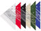 Boolavard 100% Baumwolle, 6er Pack Bandanas mit original Paisley Muster, 6er Gemischt Sortierung 2