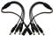 Security-01 2-Pack 1 to 3 Way DC Power Splitter Cable, Plug 5.5mm x 2.1mm