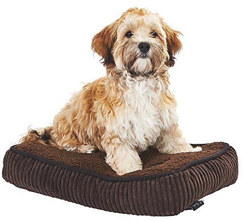 Bunty Snooze Soft Fur Fleece Dog Bed Pet Basket Mat Cushion Pillow Mattress - Made in the UK (XS)