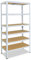 shelfplaza® 200x60x50cm HOME Schwerlastregal weiß/Metallregal mit 6 Böden/Kellerregal Metall, Garagenregal, Werkstattregal oder Regal Lagerregal/Steckregal Metall mit 145kg Tragkraft