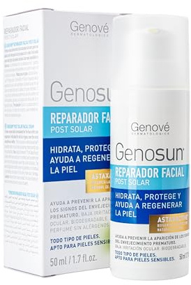 Genosun | Reparador Facial Post-Solar | Frescor Tras el Bronceado | 50 ml