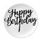 Happy Birthday Presents Best Wishes - Piatto decorativo da dessert in porcellana, 20,3 cm, regalo per la casa
