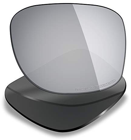 Mryok Lentes de repuesto para Oakley Holbrook Metal - Opciones, Polarizado - titanio plateado., Talla única
