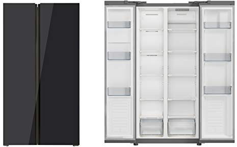 PKM SBS440.4A+NFBG Stand Side by Side Kühlschrank No Frost 178x84 cm