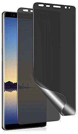 Arrivly 2 Pack Anti-Spähen Panzerfolie für Samsung Galaxy Note 9 Note 8 Blickschutzfolie Privacy Screen Protector Anti-Spy TPU Blickschutz Folie Kratzfest Sichtschutzfolie [Kein Glas] (Galaxy Note 9)