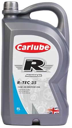 Carlube Triple R 15W-40 Aceite Mineral R-TEC 35 5L