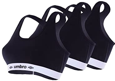 Umbro Damen Sport-BH 3er Pack Noir M