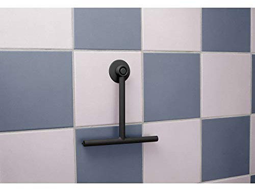 Euroshowers GmbH Intelligent. Raclette de Douche, Noir, Extra breit