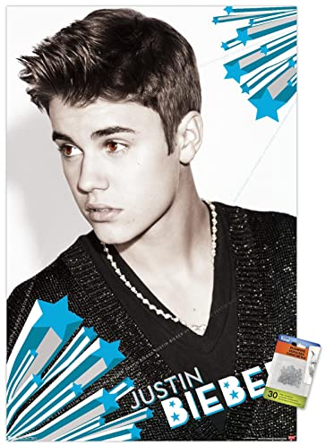Justin Bieber - Awesome Wall Poster + Pinnnadeln