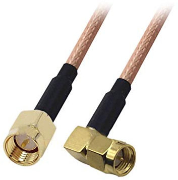 Bolwins F87S 3m WLAN GPS Antenne Verlängerungskabel RG174 – 90° Abgewinkelter SMA Stecker auf SMA Stecker – Ideal für 4G LTE, WLAN, FPV, Homematic, Router – Optimale Signalübertragung