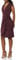 Amazon Essentials Women's Classic Cap Sleeve Wrap Dress (Available in Plus Sizes), Burgundy, M