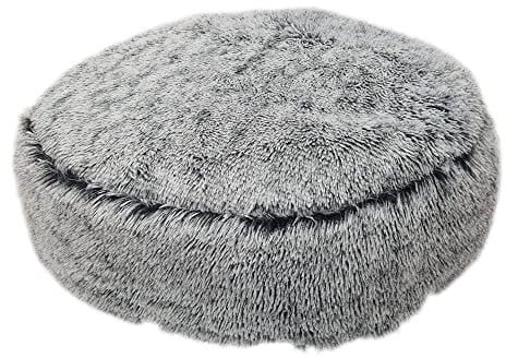 Nobby 62820 Komfortkissen rund Classic ARES grau; D x H: Ø 70 x 20 cm