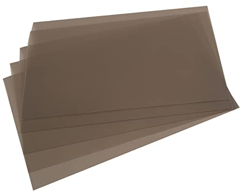 Tiamu 5 láminas polarizadas de 20 x 30 cm, filtro polarizado lineal LCD/LED, hojas de película polarizada, no adhesivas, para pantalla, física, fotografía, iluminación y cámara