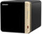 QNAP TS-464-4G-US - NAS desktop ad alte prestazioni a 4 alloggiamenti con processore quad-core Intel Celeron, 4 GB di RAM DDR4 e doppia connettività di rete 2,5 GbE (2,5 G/1G/100 M) (Diskless)