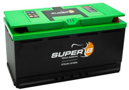 Antarion Super B Batterie Lithium Epsilon 150Ah 12V Camping Car Bateau