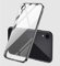 SKXMOD Funda de teléfono de gel de sílice de diseño de borde recto, funda delgada todo incluido a prueba de golpes para Apple iPhone XR (2018) de 6.1 pulgadas (Color: Svart)