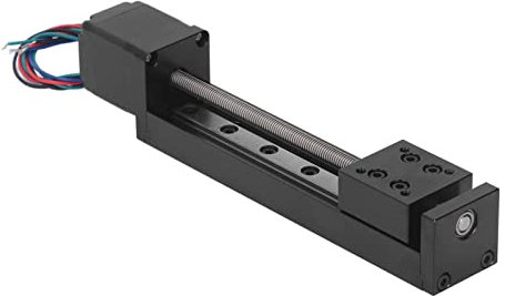 Linearer Schiebetisch, X, Y, Z-Achsen, Einzelschiene, geräuschloser Betrieb, 100 mm Hub, Linearführung, Stufe 28, Schrittmotor für DIY-CNC-Fräser