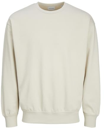 JACK & JONES Men's Jorportland Box Sweat Crew Neck Sweatshirt (Pack of 1)