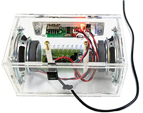 Nagoyuki Kit ElectróNico de Bricolaje Altavoz Bluetooth Espectro de MúSica PráCtica de Soldadura Pantalla LED Flash Proyecto de Soldadura PráCtica DIYB