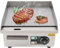 Electric Griddle, 2000W Commercial Counter Top Stainless Steel Hot Plate Kitchen Grill, Stainless Steel Nonstick Barbecue, with 122°F-572°F Thermostat Control, 14 * 14.96 * 8.27 in