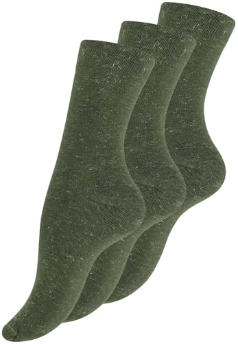 Yenita Glitzersocken für Damen mit Lurex Garn (3 Paar)