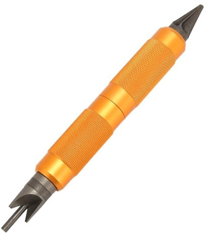 Case Prep Multitool, Reloading Essential Tools Primer Double Ended Multitool Sharpness Skid Resistance Deburring Cutters Pocket Cleaners Reamers for Removing Crimps Chamfer Hand