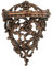 HOLIDYOYO Europäisches Schwimmendes Wandregal Hohles Europäisch Montierter Barocker Display-Wandorganisator Aus Kunstharz Gefertigtes Goldfarbenes Barockes Antikes Für Die Wand