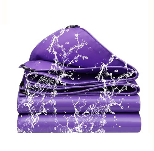 Lona De Protección para Piscina 4x6m, Lona Impermeable PVC Exterior, Lona Protectora con Ojales Resistente a Intemperie Y a Rayos UV, para Leña, Muebles, Jardín, Vehículos