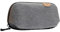 Peak Design Small Tech Pouch, Charcoal, Electronics Organizer for Travel or Everyday Carry, Origami-Style Storage, Cable Pass-Through, Weatherproof Recycled Nylon, Gear Carry Bag for Men and Women