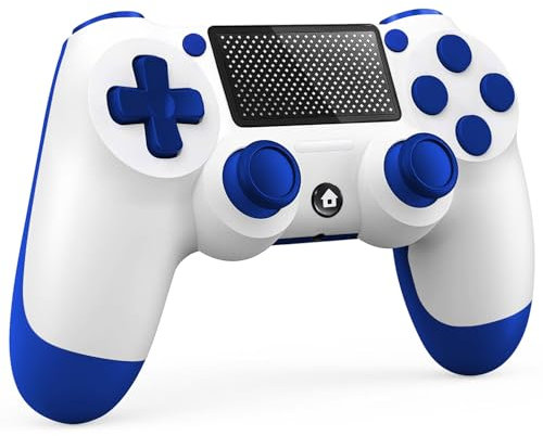 BJXOZ Wireless Controller per PS4, Controller senza fili per PS4, con Jack Audio, Vibrazione, Pannello Touch, Sei-Assi, Controller per PS4/Slim/Pro/PC Yxkzqbailanse