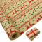 Riesige Geschenkpapierrolle: 76 cm x 15 m Recycelbares Weihnachts-Kraftpapier mit Elchaufdruck für Weihnachts-, Geburtstags-, Hochzeits- und Festgeschenkdekorationen