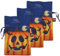 Aperisnack® - Aperizucca Zucca Halloween, set 3 Sacchetti, gadget per festa, per Decorazione, addobbi, regalo busta