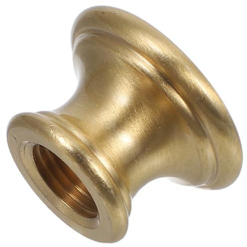 Housoutil Messing-lampenverbinder Massive Messing-kupplung Gewindekupplung Aus Messing Lampenrohrkupplung Messing-stabverbinder Für Leuchten Einstellbare Höhe Stabile Verbindung Tischlampen