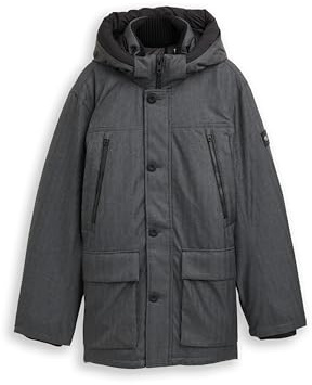 Tom Tailor Herren Arctic Parka mit Abnehmbarer Kapuze